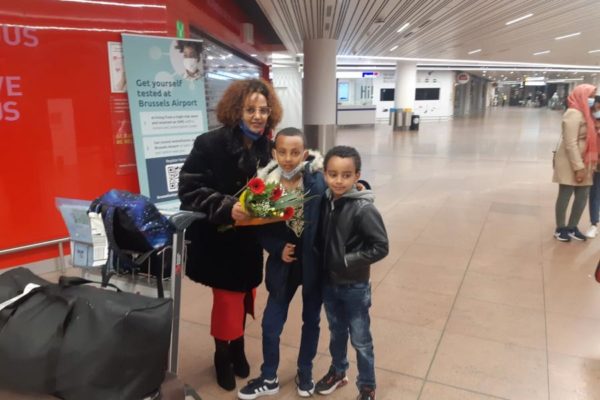 A Mother Reunites With Her 10-Year-Old Son After Seven Years Apart