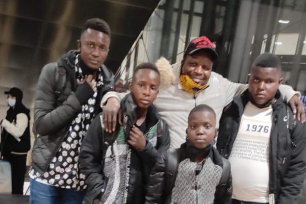 Congo Refugee Reunites With Four Sons After Over Five Years Apart